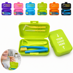 Portable Orthodontic Cleaning Travel Kit With Storage Case
