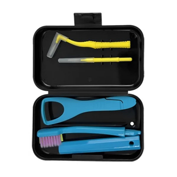 Portable Orthodontic Cleaning Travel Kit With Storage Case