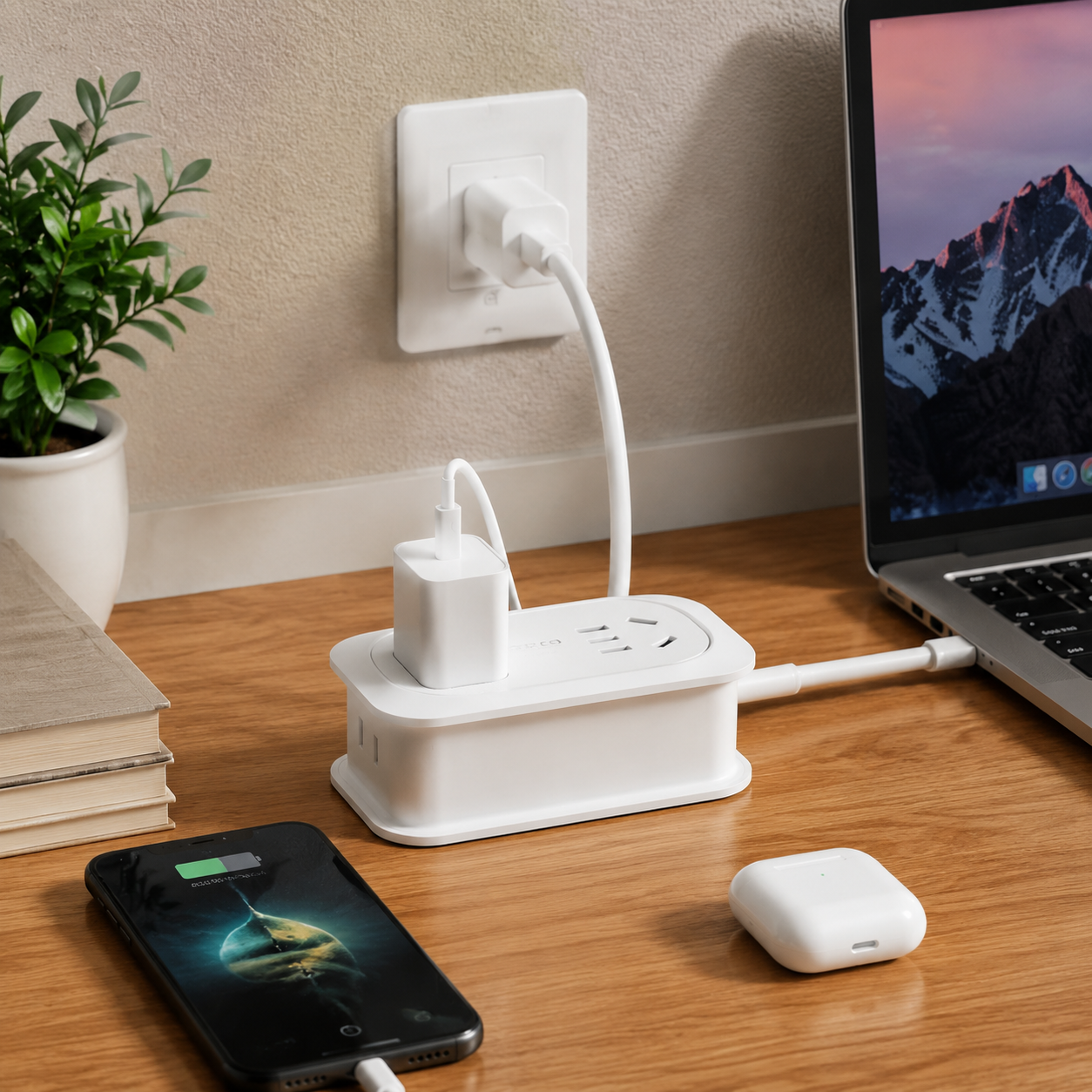 Portable Travel Power Socket Adapter