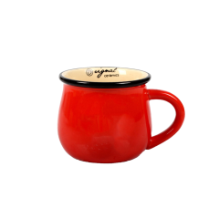 Pot Belly Ceramic Breakfast Mug - Ceramic Coffee Tea Cup