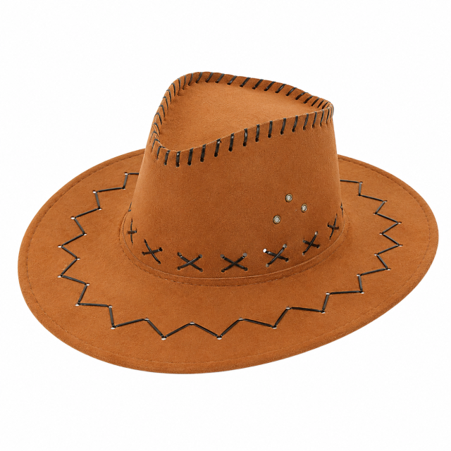Premium Suede Western Cowboy Hat