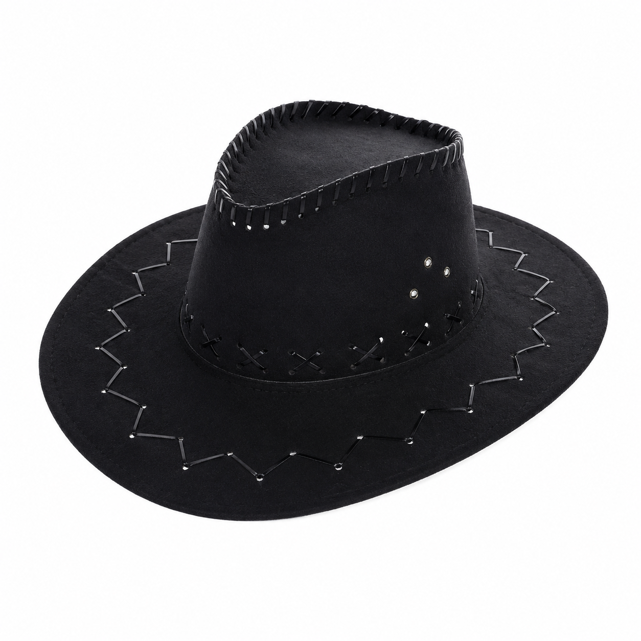 Premium Suede Western Cowboy Hat