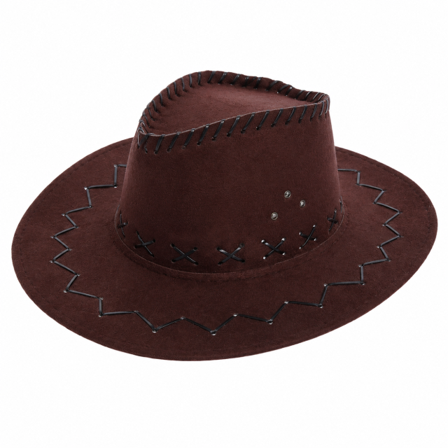 Premium Suede Western Cowboy Hat
