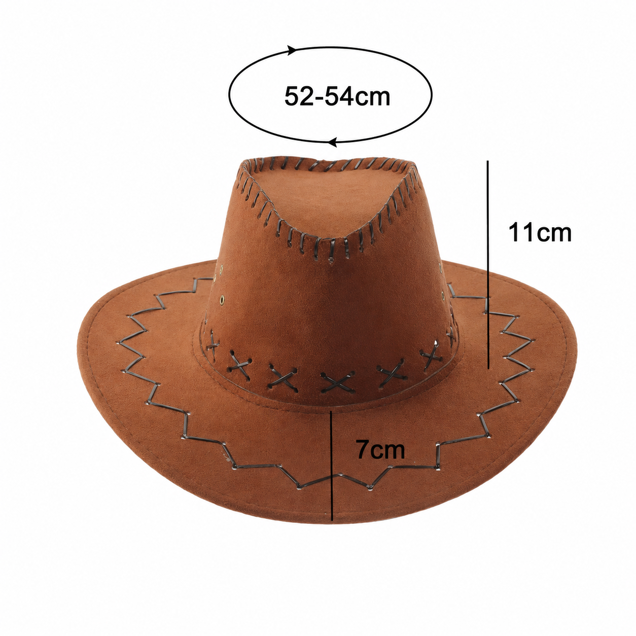 Premium Suede Western Cowboy Hat