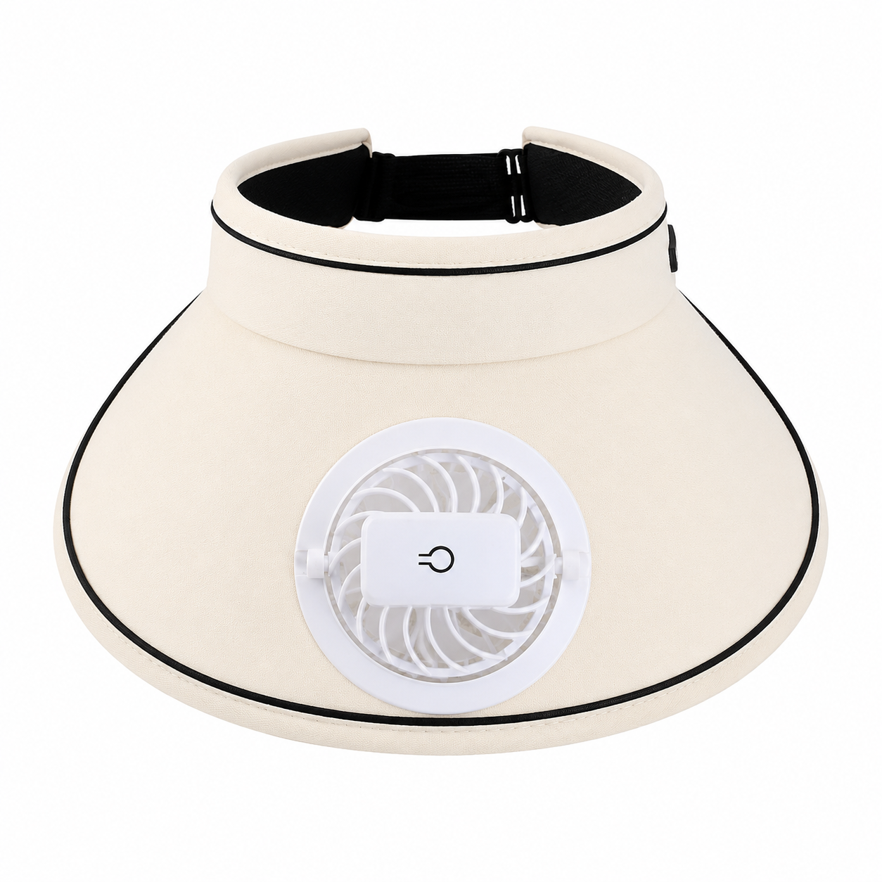 Rechargeable Fan Straw Sun Visor Hat