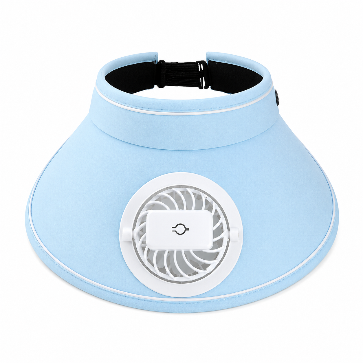Rechargeable Fan Straw Sun Visor Hat