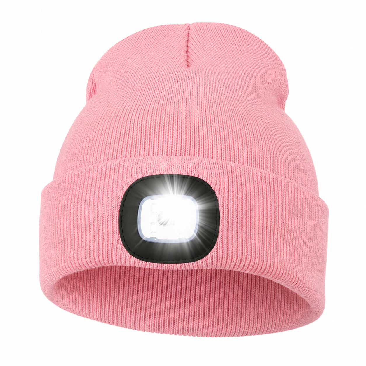 Rechargeable LED Knit Beanie Cap