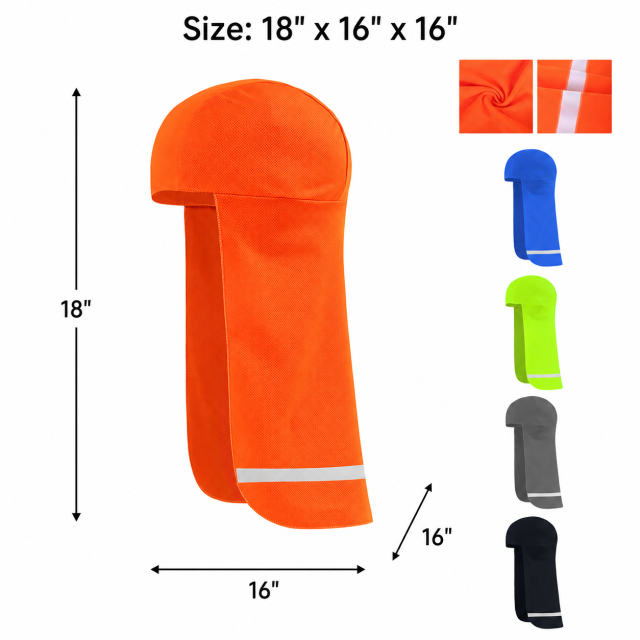 Reflective Long-Tail Cycling Safety Cap