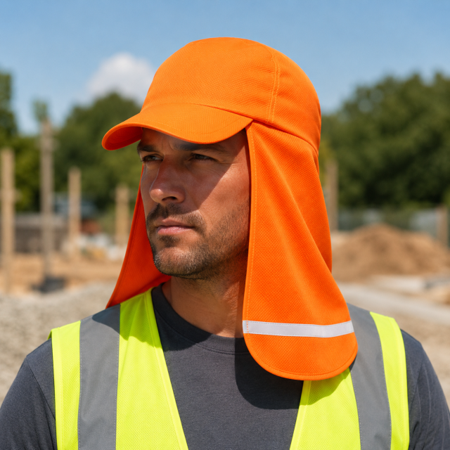 Reflective Long-Tail Cycling Safety Cap