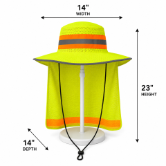 Reflective Strip Sunshade Bucket Hat