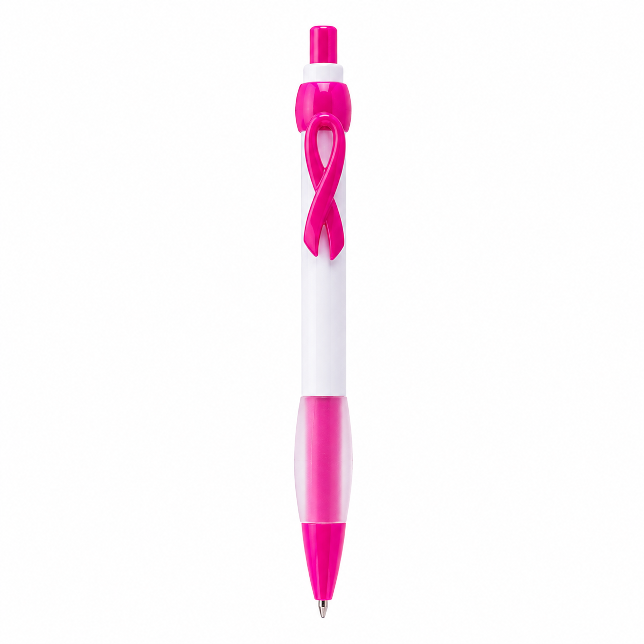 Retractable Awareness Ribbon Clip Ballpoint Pen