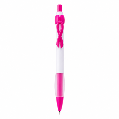 Retractable Awareness Ribbon Clip Ballpoint Pen