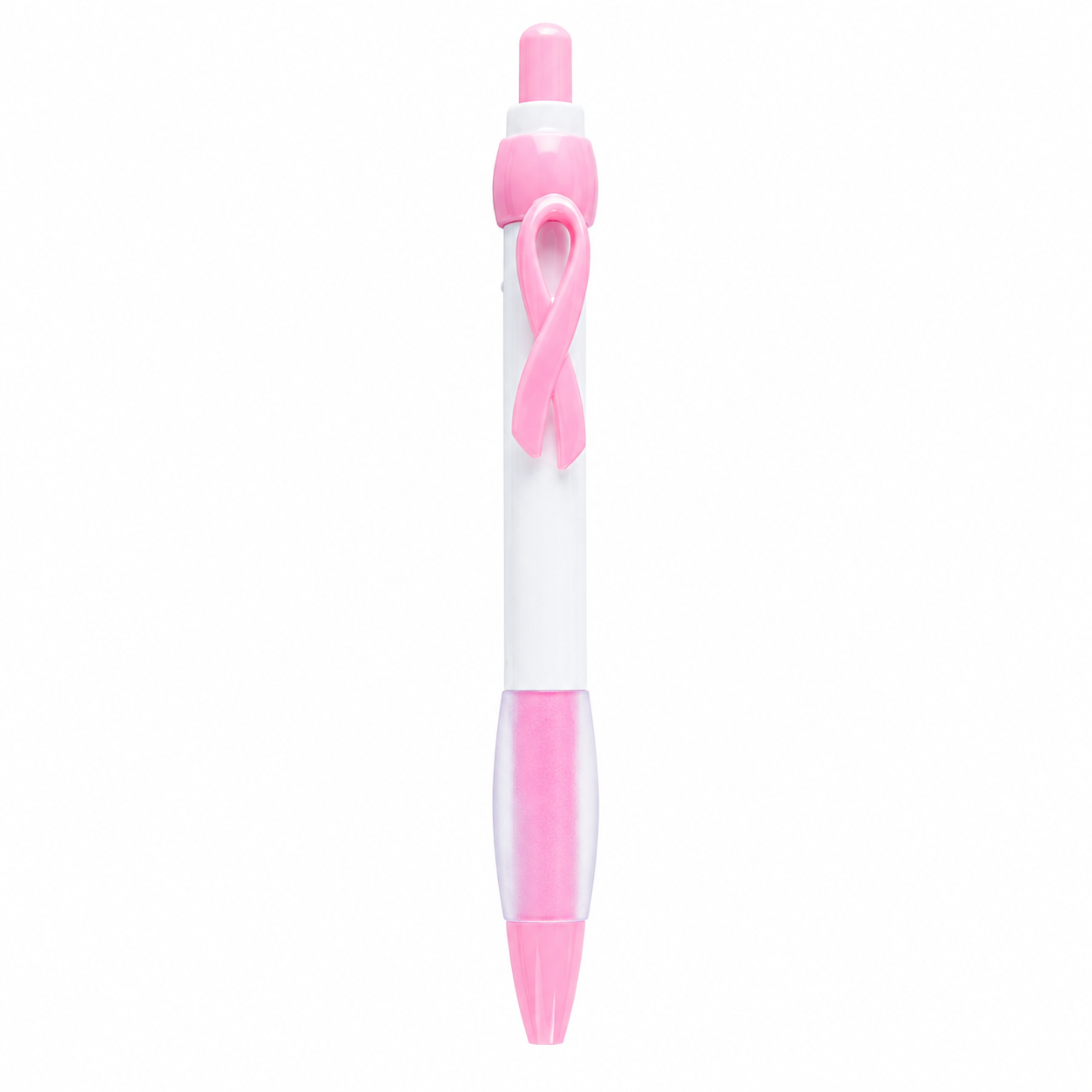 Retractable Awareness Ribbon Clip Ballpoint Pen