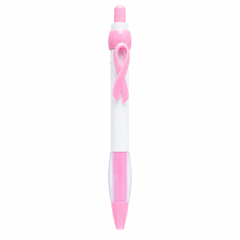 Retractable Awareness Ribbon Clip Ballpoint Pen