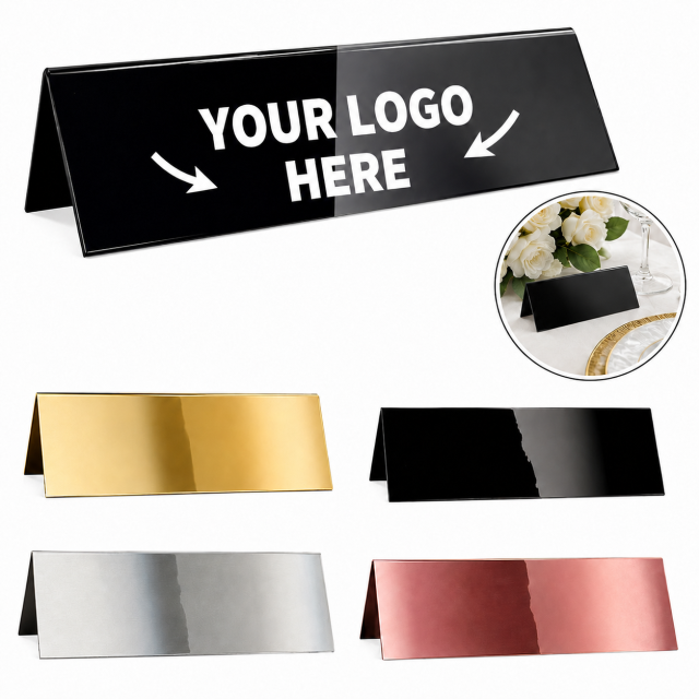 Reusable Acrylic Guest Reservation Place Cards