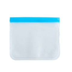 Reusable PEVA Zip Closure Food Storage Bag