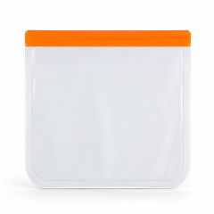 Reusable PEVA Zip Closure Food Storage Bag