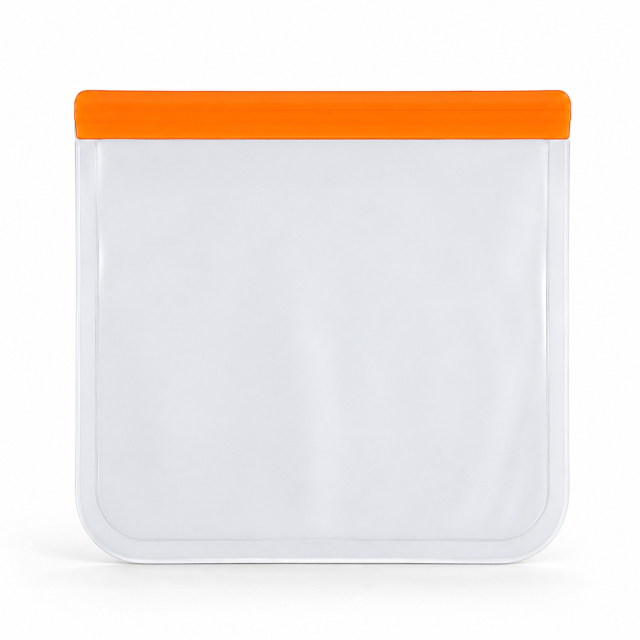 Reusable PEVA Zip Closure Food Storage Bag