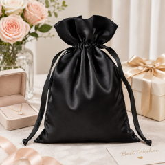 Satin Drawstring Gift Pouch
