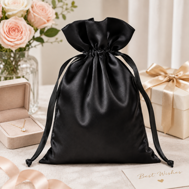 Satin Drawstring Gift Pouch
