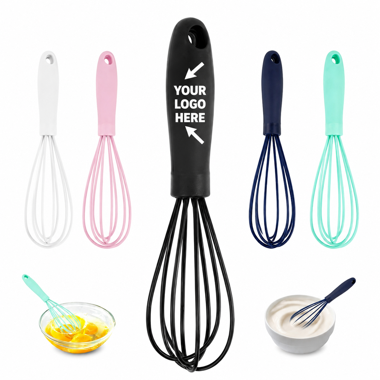 Silicone Mini Kitchen Whisk