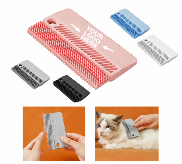 Silicone Pet Hair & Lint Remover Brush