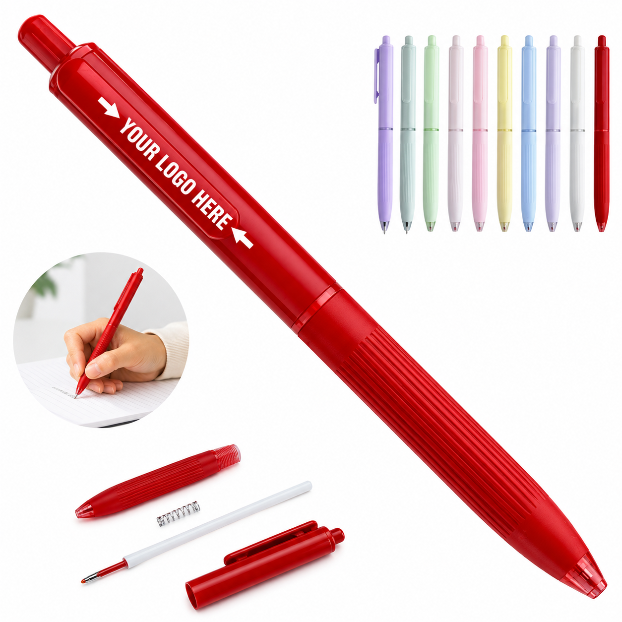 Sleek Push Button Ballpoint Pen
