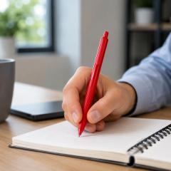 Sleek Push Button Ballpoint Pen