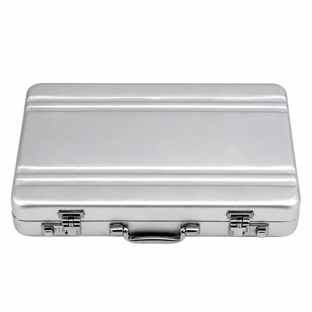 Slim Aluminium Business Card Holder Case