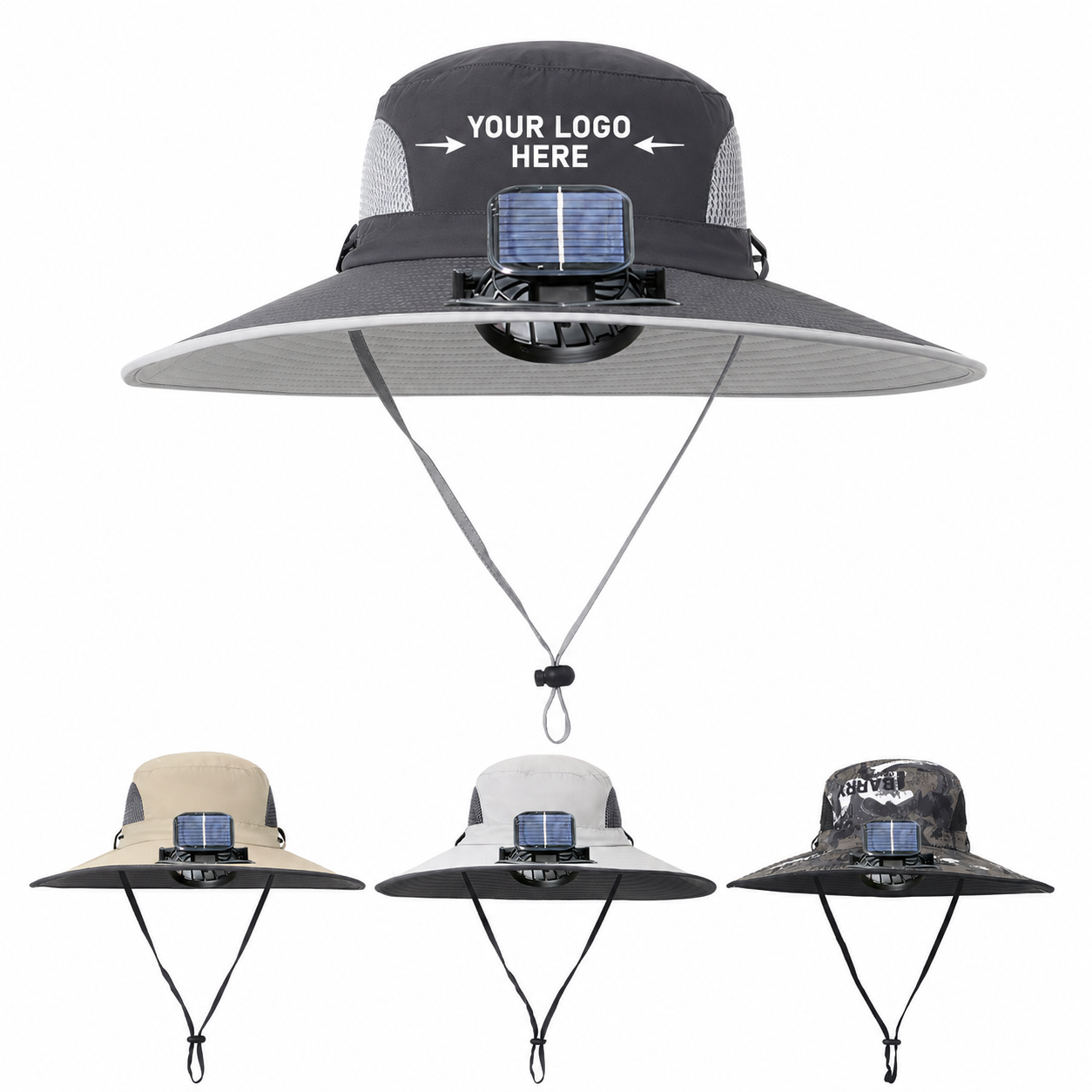 Solar Fan Fishing Hat