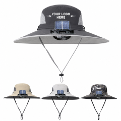 Solar Fan Fishing Hat