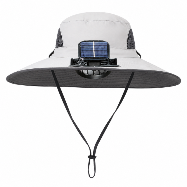 Solar Fan Fishing Hat