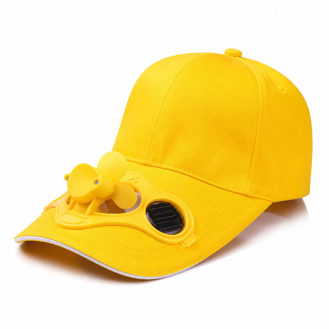 Solar Powered Cooling Fan Baseball Cap