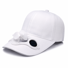 Solar Powered Cooling Fan Baseball Cap
