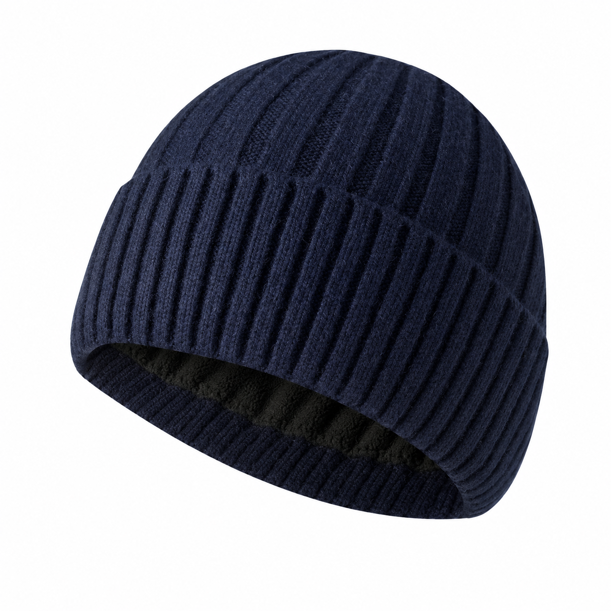 Solid Color Velvet Knit Winter Beanie Hat