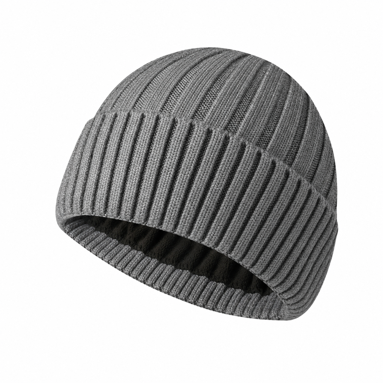 Solid Color Velvet Knit Winter Beanie Hat