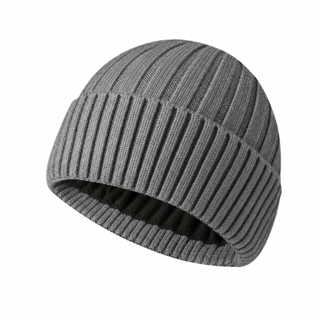 Solid Color Velvet Knit Winter Beanie Hat