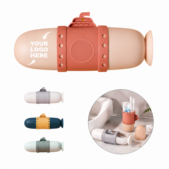 Travel Submarine Toothbrush Holder Set