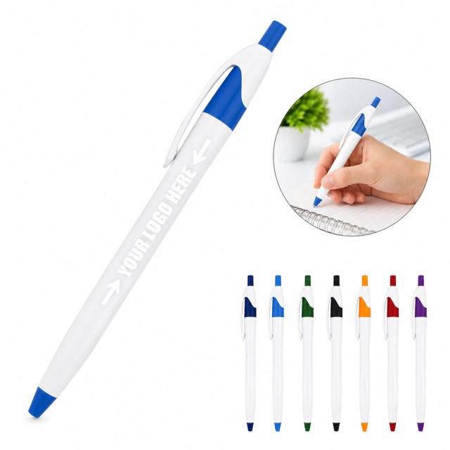Two-Tone Retractable Ballpoint Pen