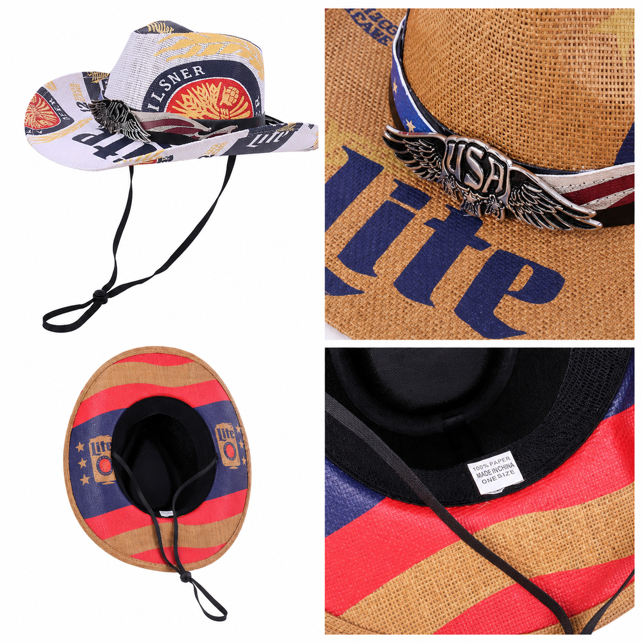 Unisex Western Cowboy Cowgirl Hat
