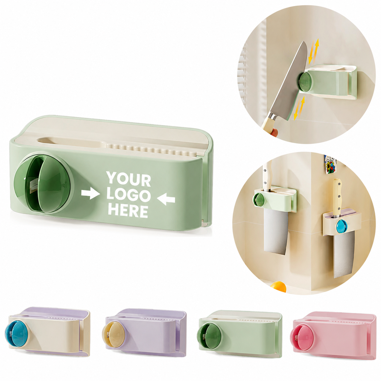 Wall Mounted Kitchen Cutter Storage Holder