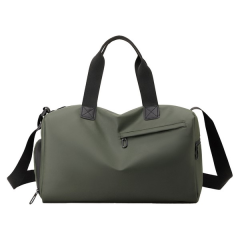 Water-Resistant Gym Duffle Bag With Shoe Compartment