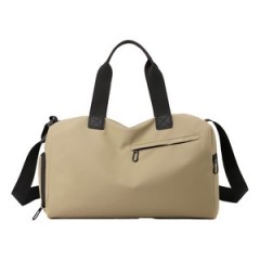 Water-Resistant Gym Duffle Bag With Shoe Compartment