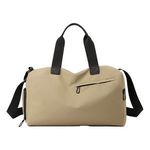 Water-Resistant Gym Duffle Bag With Shoe Compartment