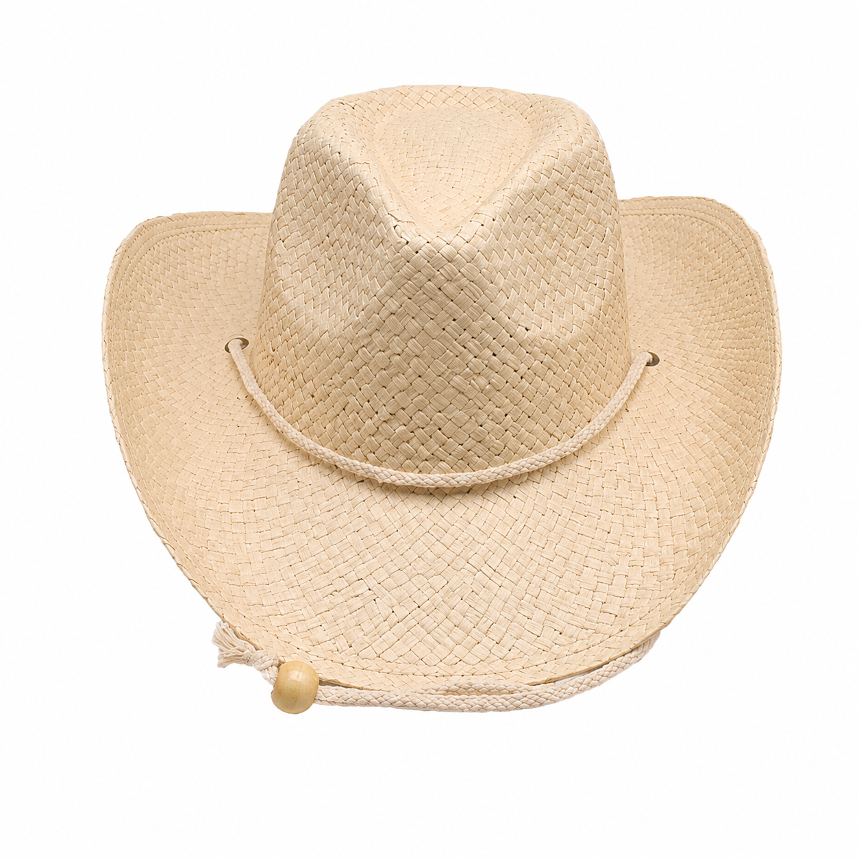 Western Straw Cowboy Hat - Wide Brim Sun Protection Hat