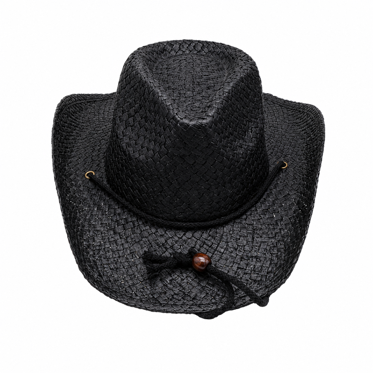 Western Straw Cowboy Hat - Wide Brim Sun Protection Hat