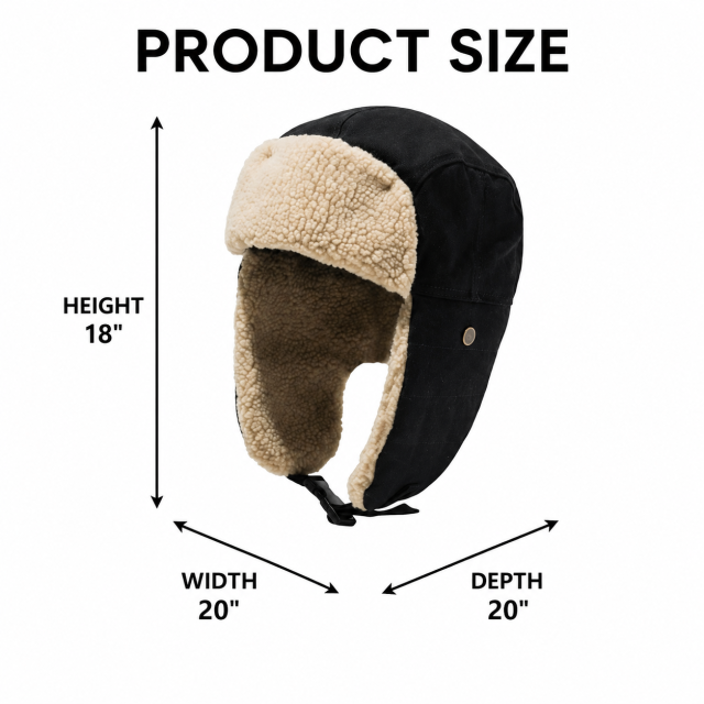 Winter Faux Fur Trapper Earflap Ski Hat