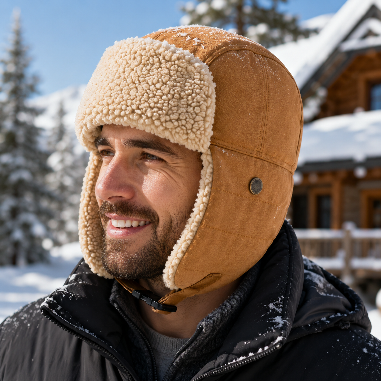 Winter Faux Fur Trapper Earflap Ski Hat