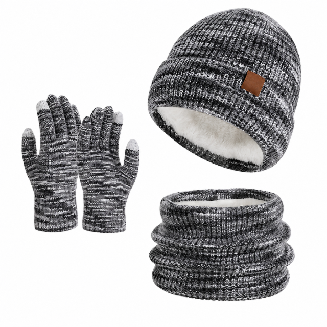 Winter Warm 3-Piece Gloves Set