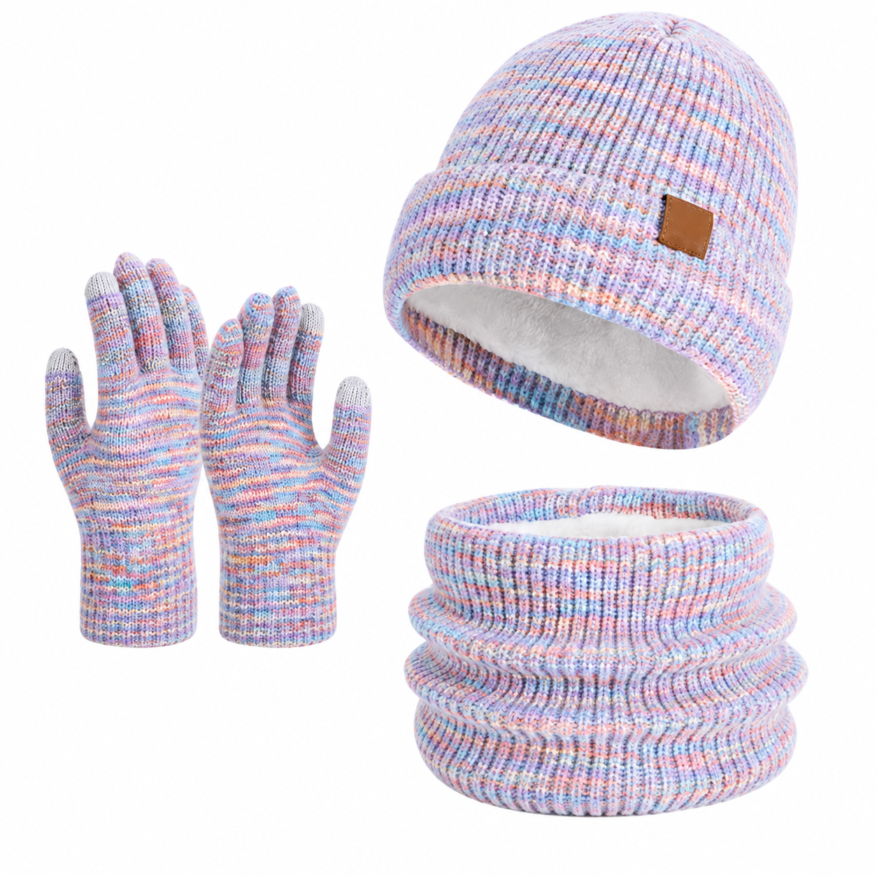 Winter Warm 3-Piece Gloves Set